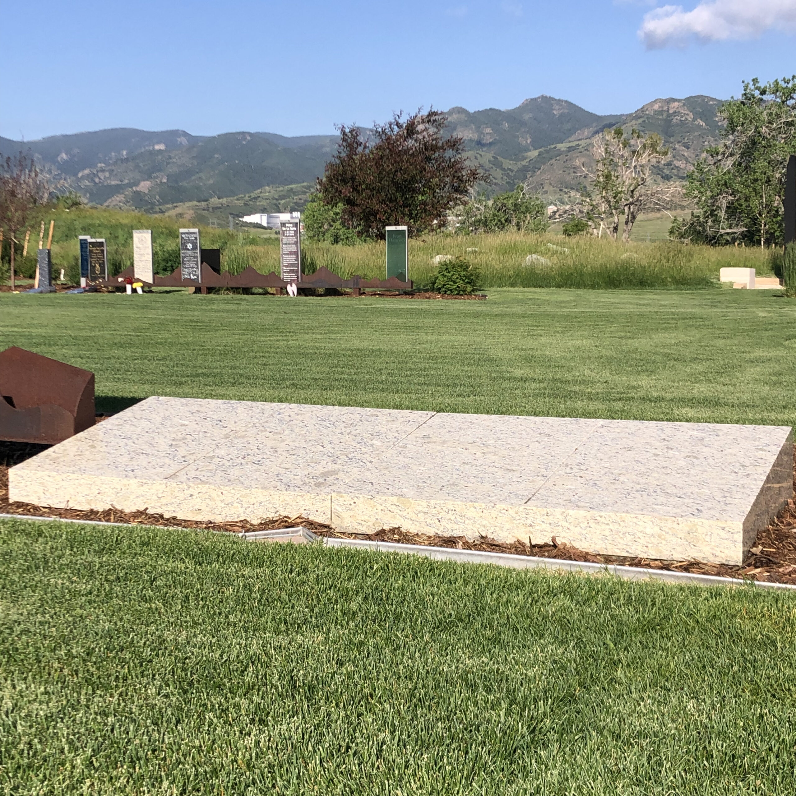 Gardenstone Linked at Seven Stones Chatfield Botanic Gardens Cemetery in Colorado