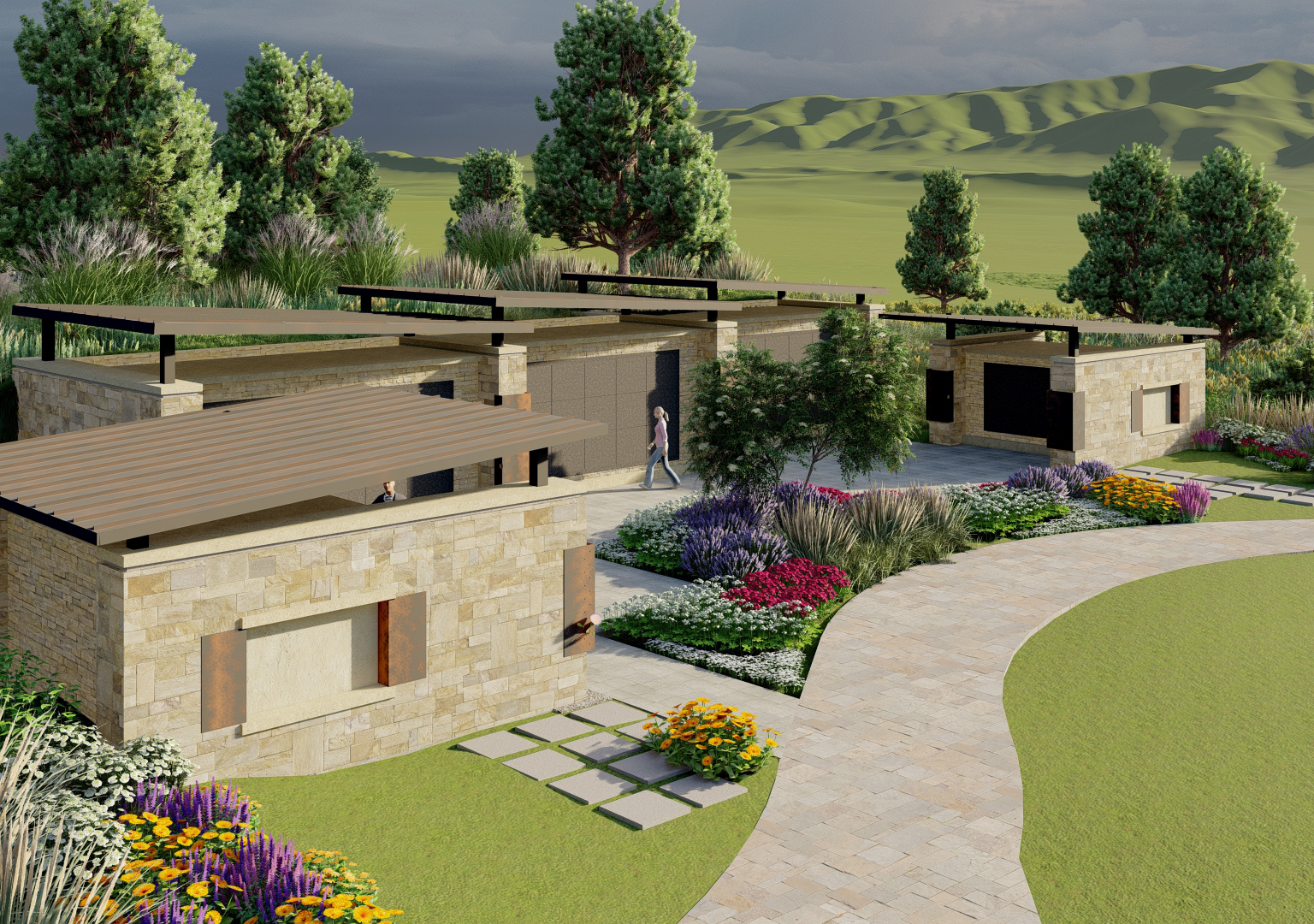 Mausoleum plans at Seven Stones Chatfield, a new age cemetery in Colorado