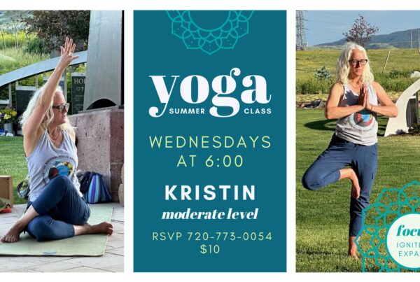 Kristin yoga classes at Seven Stones