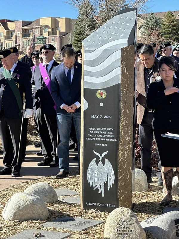 Kendrick Memorial unveiling in Highlands Ranch