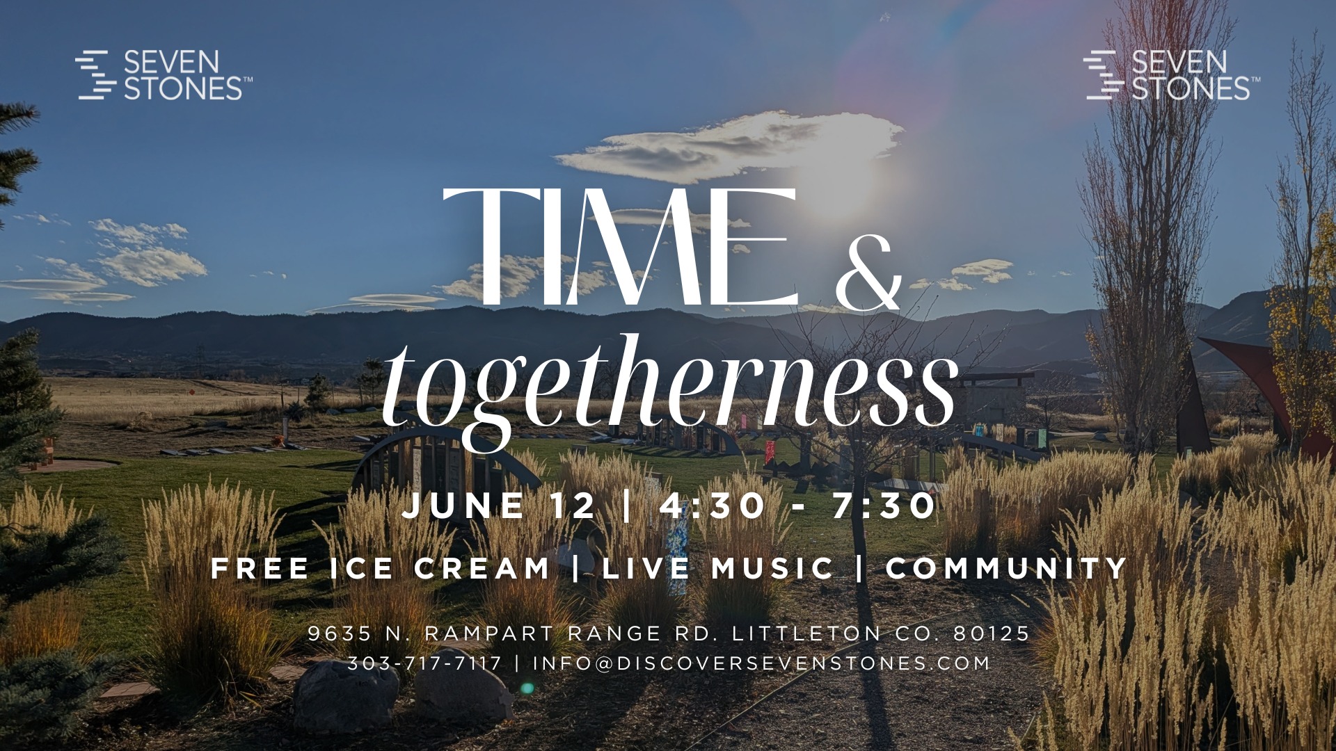 Time & Togetherness Summer 2026 at Seven Stones