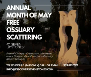Free Scattering in May 2026 at Seven Stones Chatfield Colorado