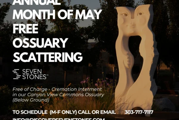 Free Scattering in May 2026 at Seven Stones Chatfield Colorado