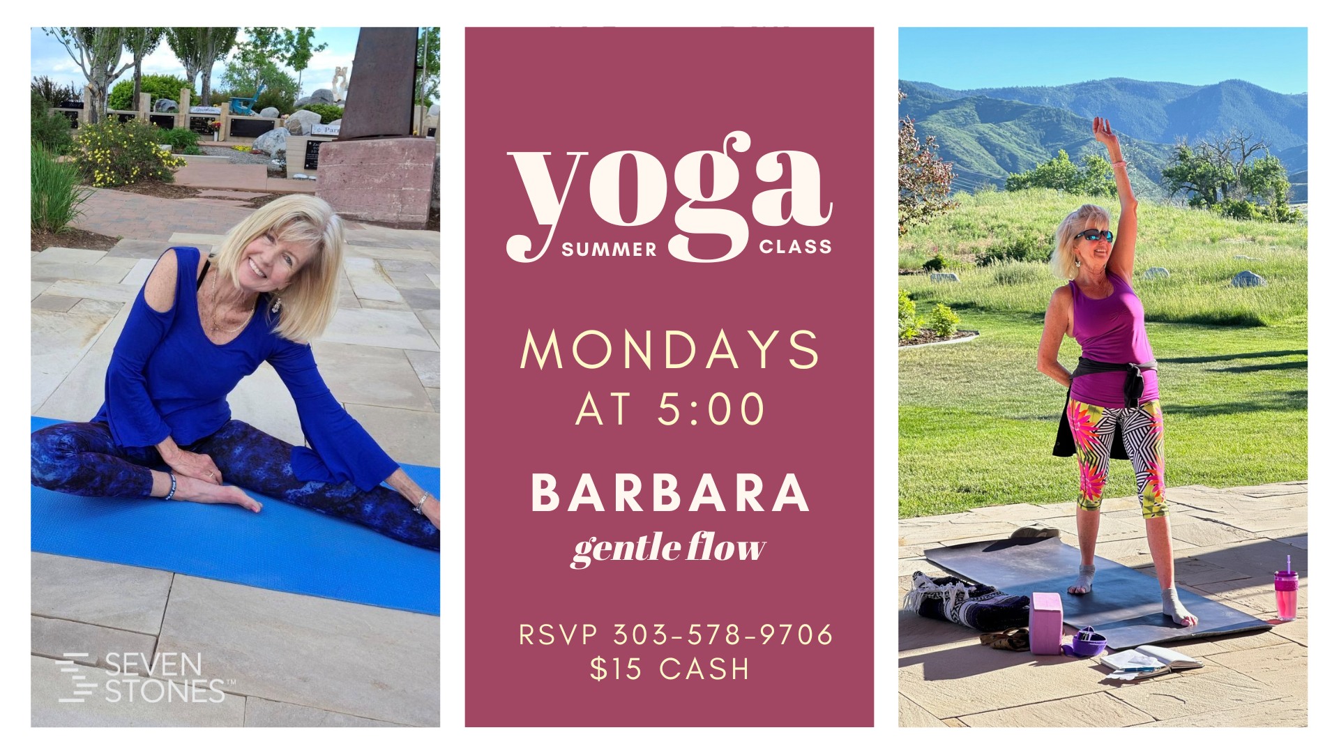 Yoga with Barbara at Seven Stones 2026